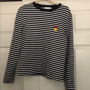 AMI Smiley long sleeve shirt wore once